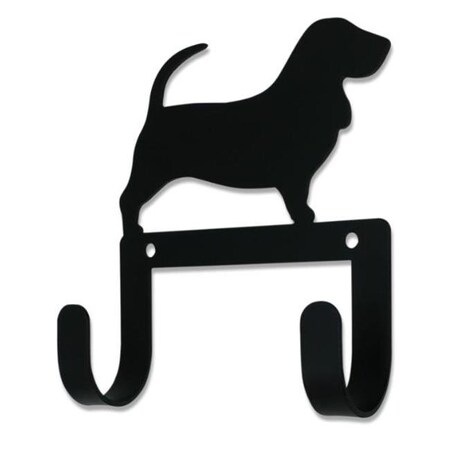 Village Wrought Iron Village Wrought Iron WH-LC-363 Basset Hound - Leash & Collar Wall Hook WH-LC-363